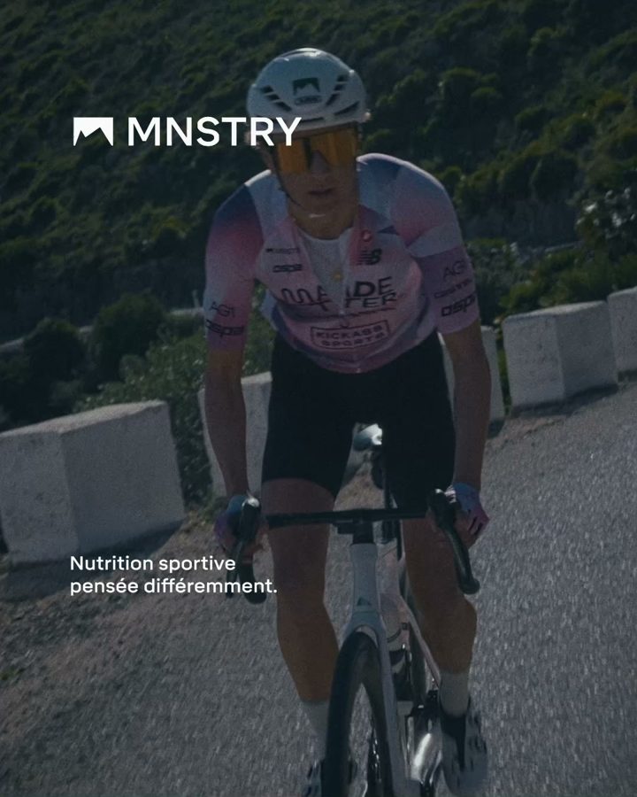 MNSTRY ad. Angle: The energy gel of the world's best endurance athletes (FR)