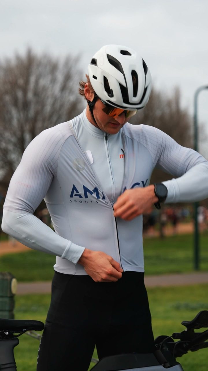 Amacx ad. Angle: Gels, drinks and bars built to power your potential