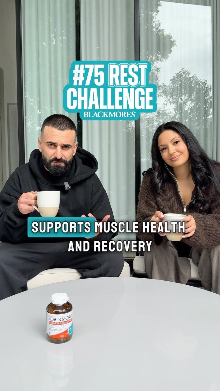 Blackmores ad. Angle: Rest has a recipe: join the challenge