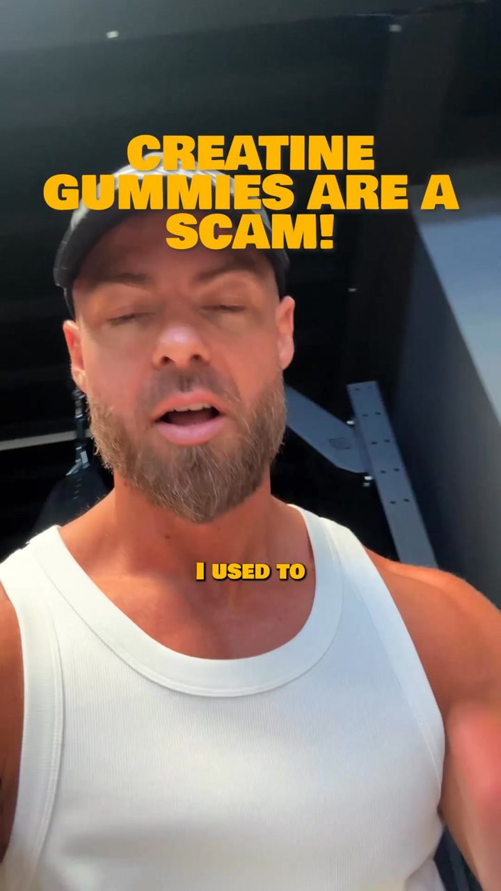 Cunnies ad. Angle: "I thought creatine gummies were a scam"