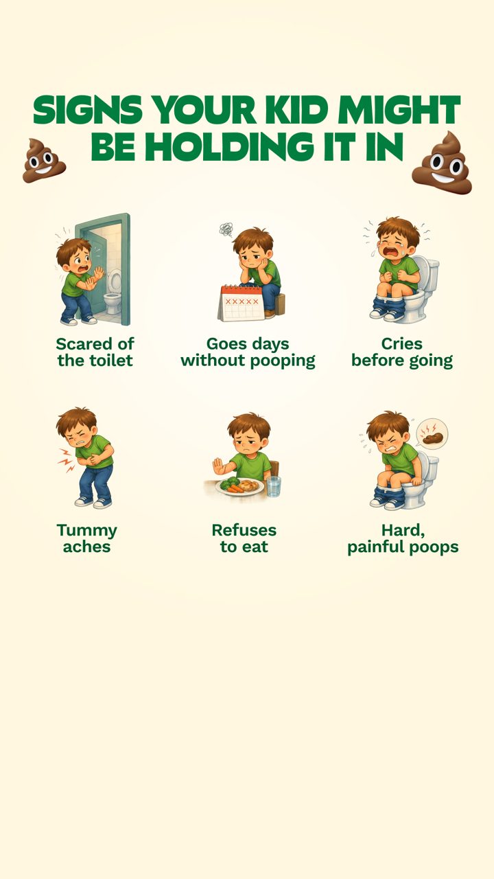 Grüns ad. Angle: Struggling to get your kid to poop regularly?
