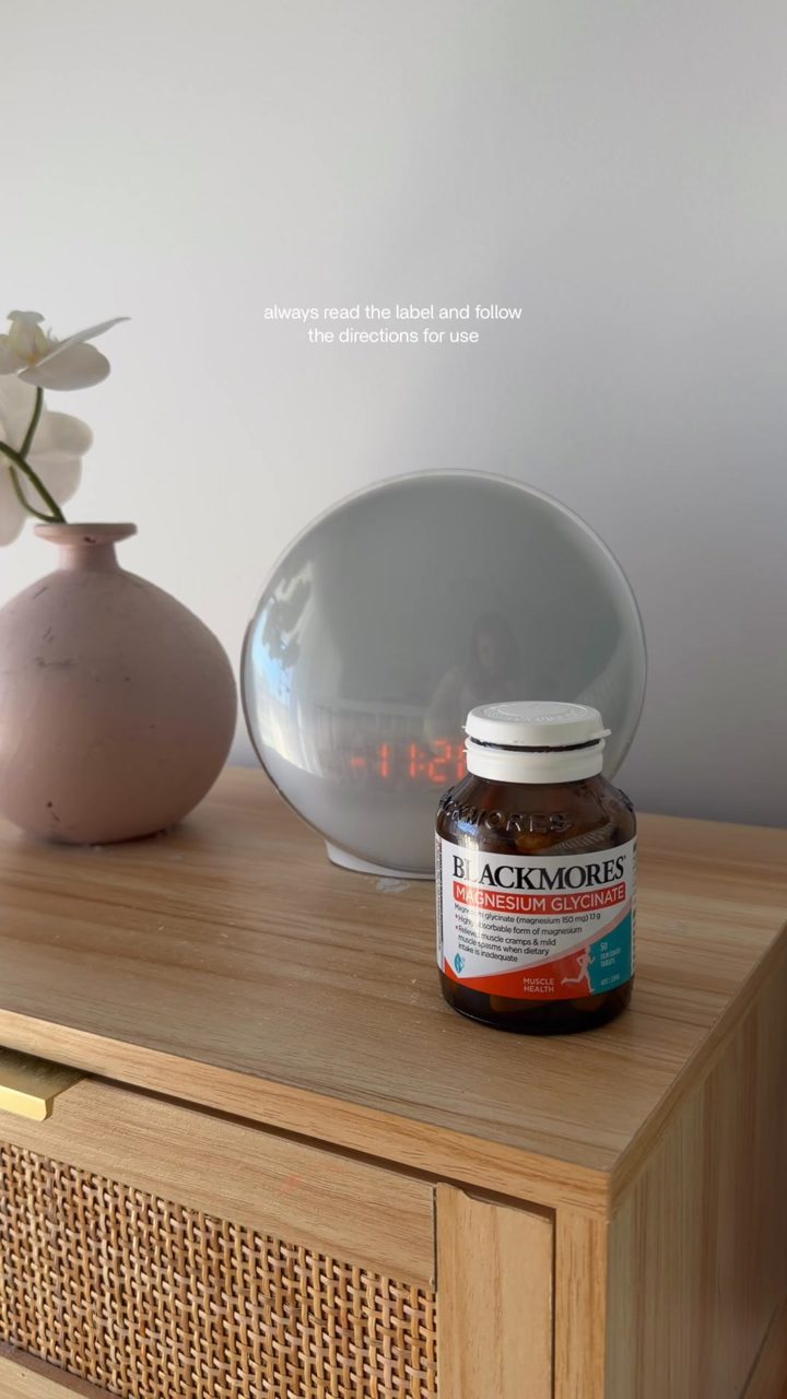 Blackmores ad. Angle: Get MORE out of rest