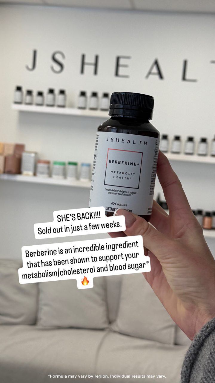 JSHealth Vitamins ad. Angle: Sold out, now back in stock