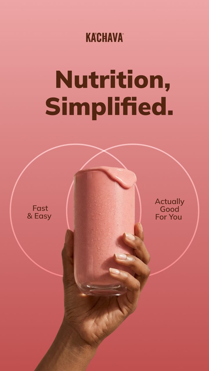 Ka'Chava ad. Angle: Nutrition, simplified