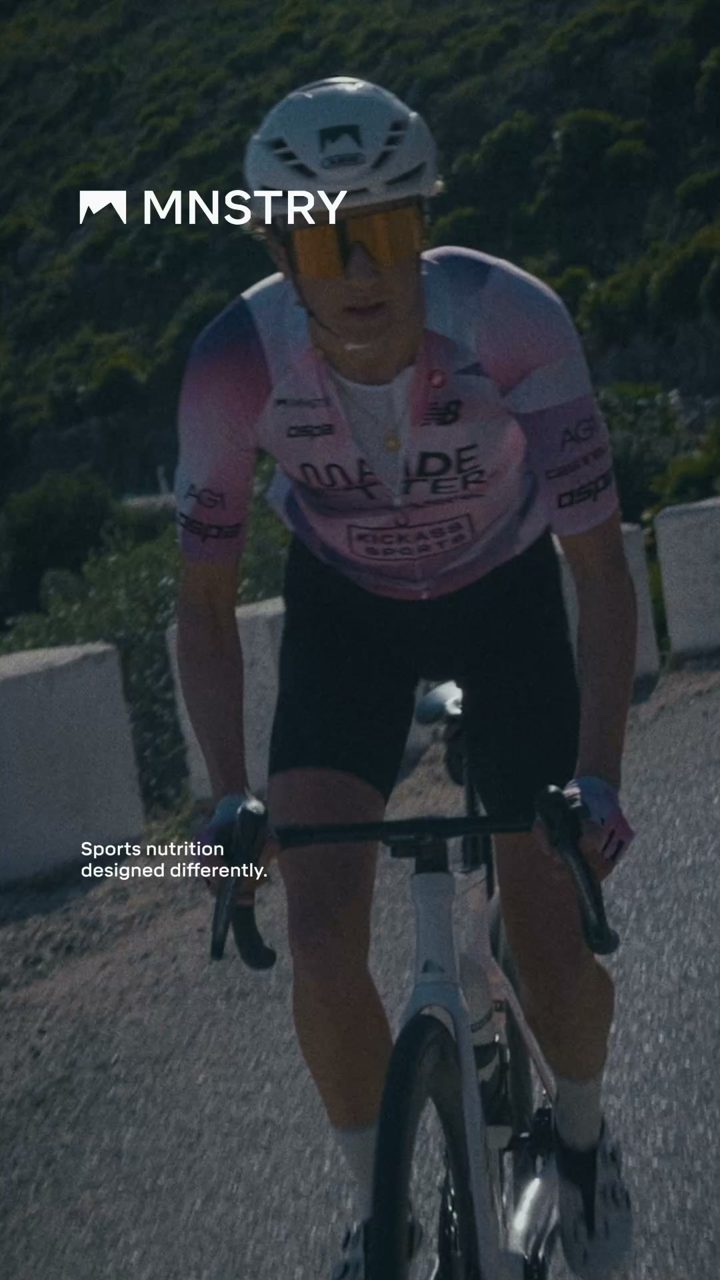 MNSTRY ad. Angle: The energy gel of the world's best endurance athletes