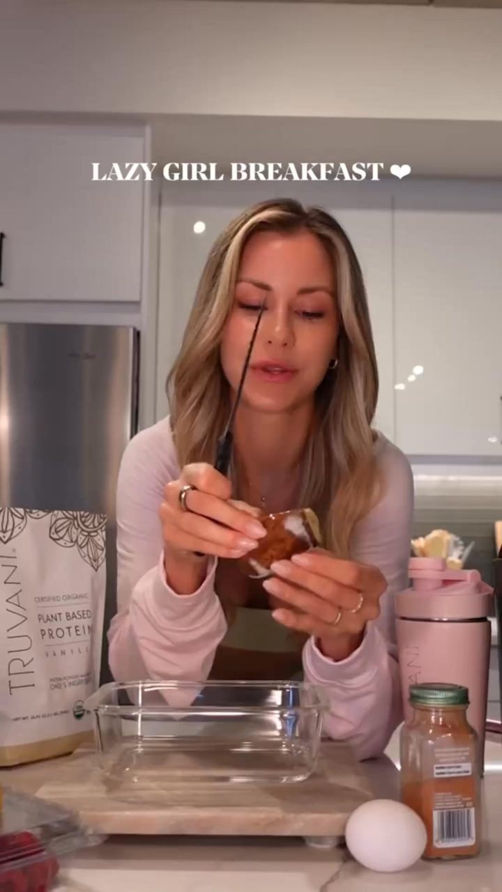 Truvani ad. Angle: Lazy girl breakfast