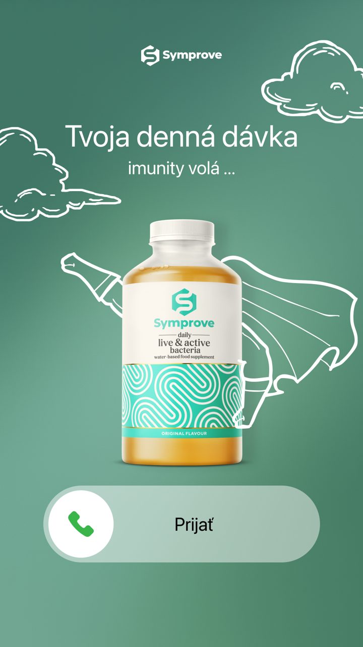 Symprove ad. Angle: Healthier digestion for the price of a cappuccino