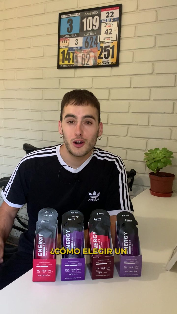 Blitz Nutrition ad. Angle: How to choose an energy gel? Not at random, not by flavour
