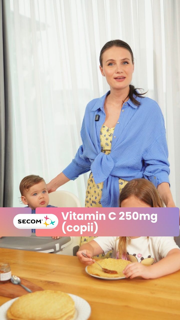 Secom ad. Angle: Vitamin C for kids, with dosing adjusted to their age