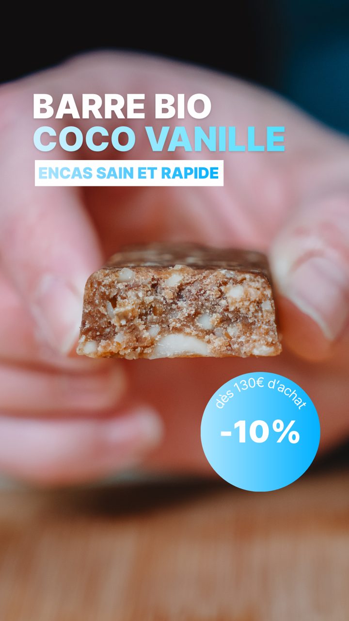 Nutripure ad. Angle: A healthy, quick snack
