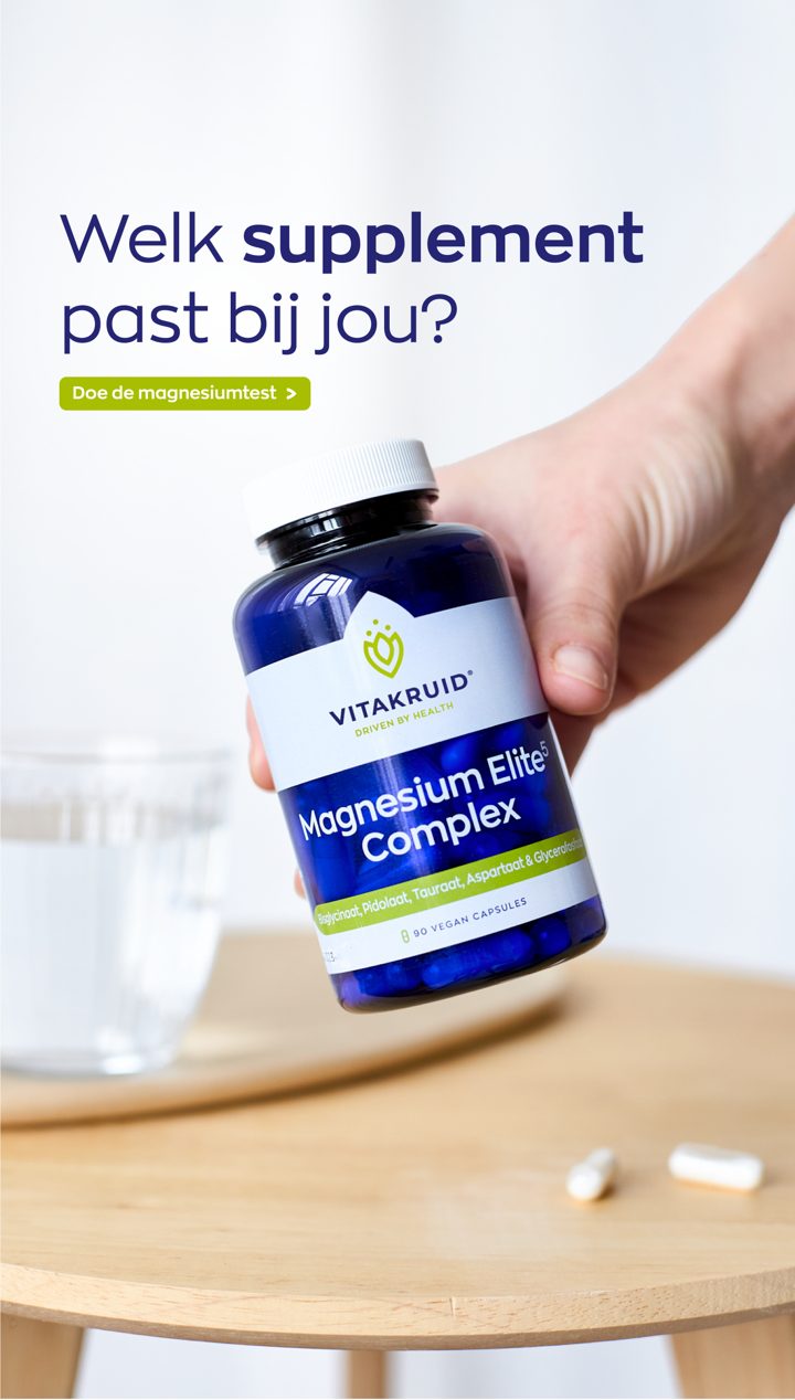 Vitakruid ad. Angle: Take the magnesium test