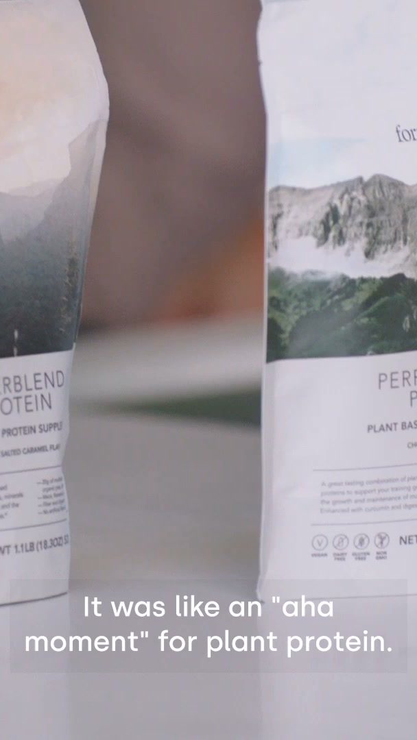 Form Nutrition ad. Angle: Your "aha" moment for plant protein