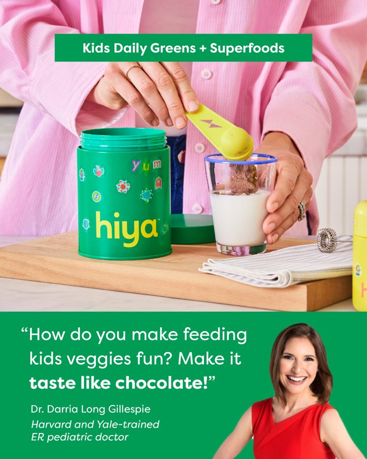 Hiya Health ad. Angle: A paediatrician answers the parent's question