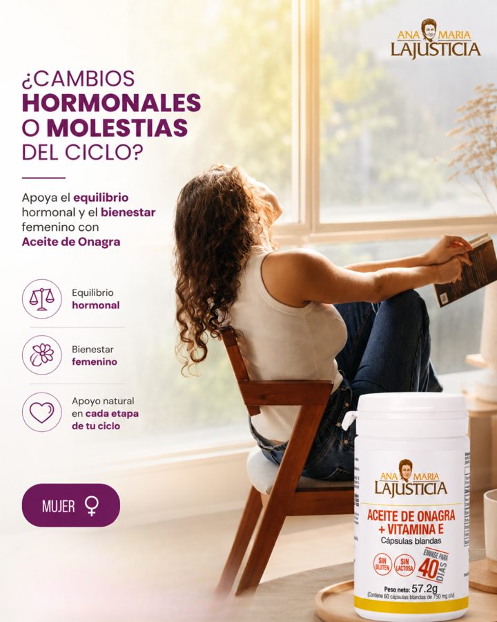 Ana Maria Lajusticia ad. Angle: Hormonal changes or cycle discomfort? Start here