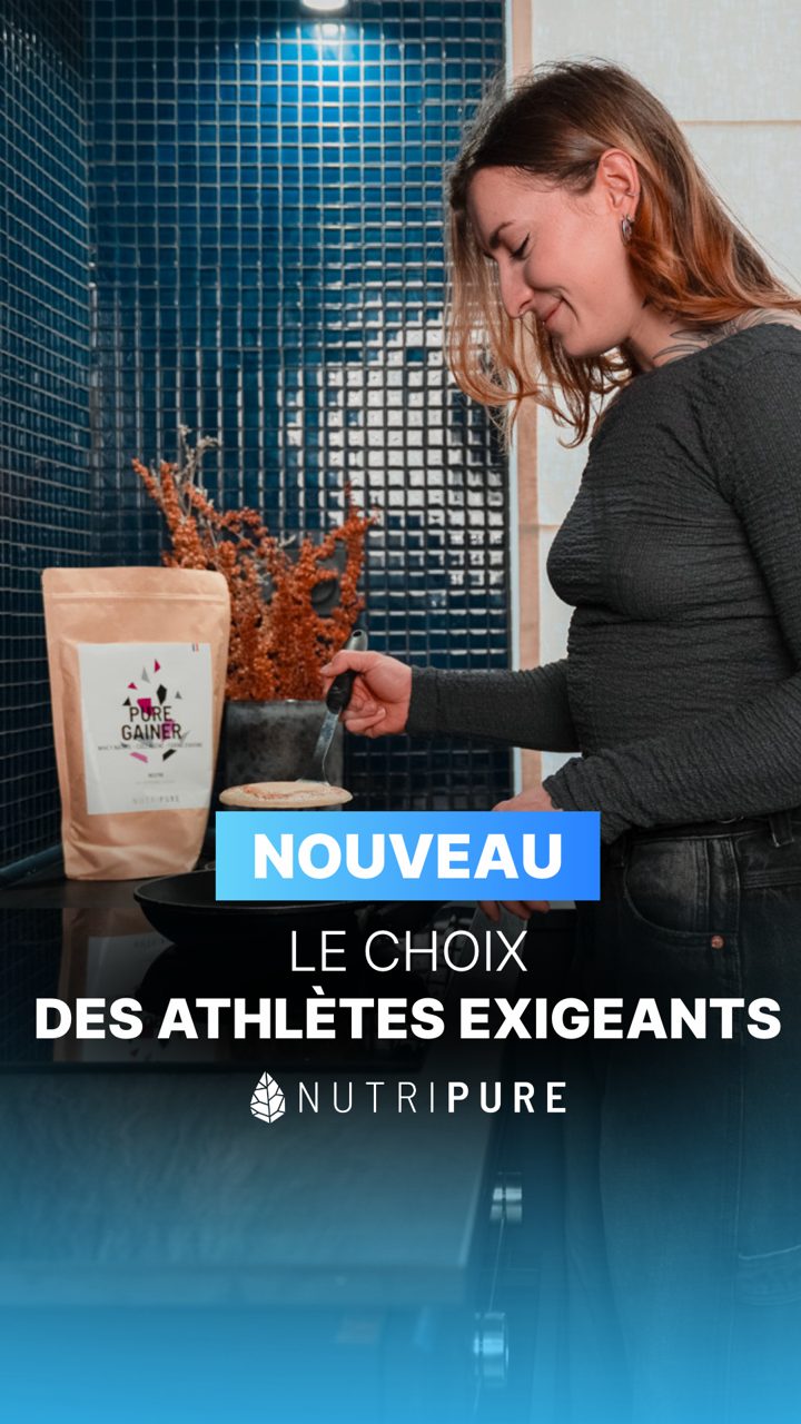 Nutripure ad. Angle: New: the choice of demanding athletes