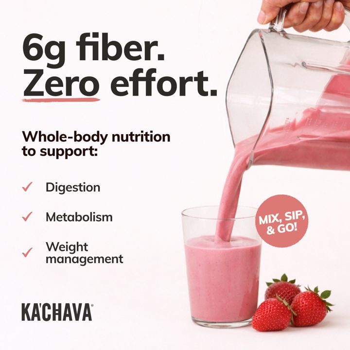 Ka'Chava ad. Angle: Fiber is the new protein, and we have both