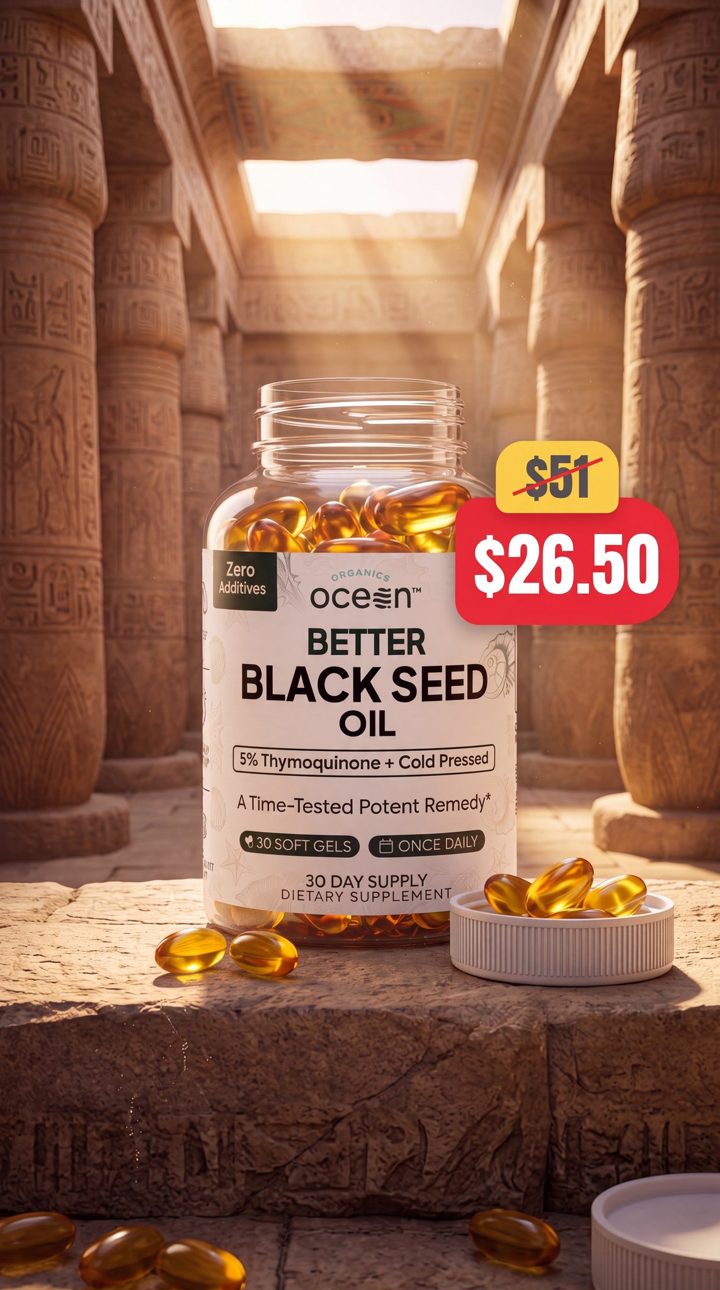 Organics Ocean ad. Angle: Think all black seed oil is the same? Think again