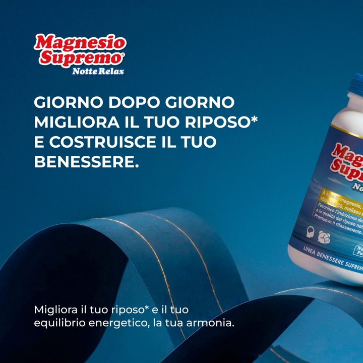 Magnesio Supremo ad. Angle: Night relax: day after day, better rest