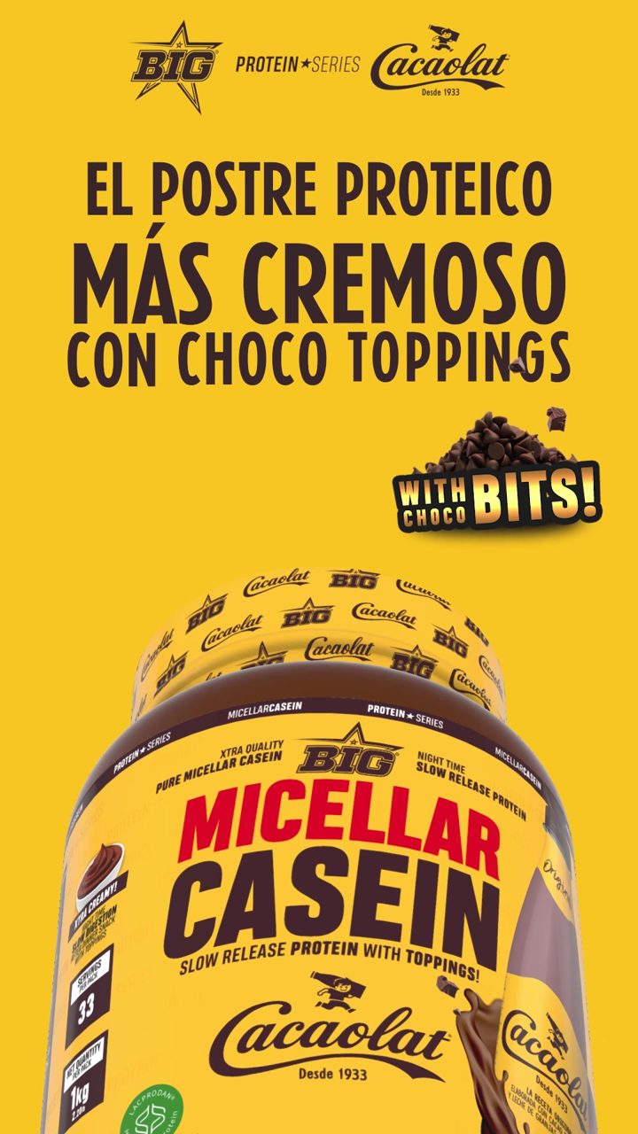 BIG SUPPS ad. Angle: The creamiest protein dessert, made with a famous chocolate drink