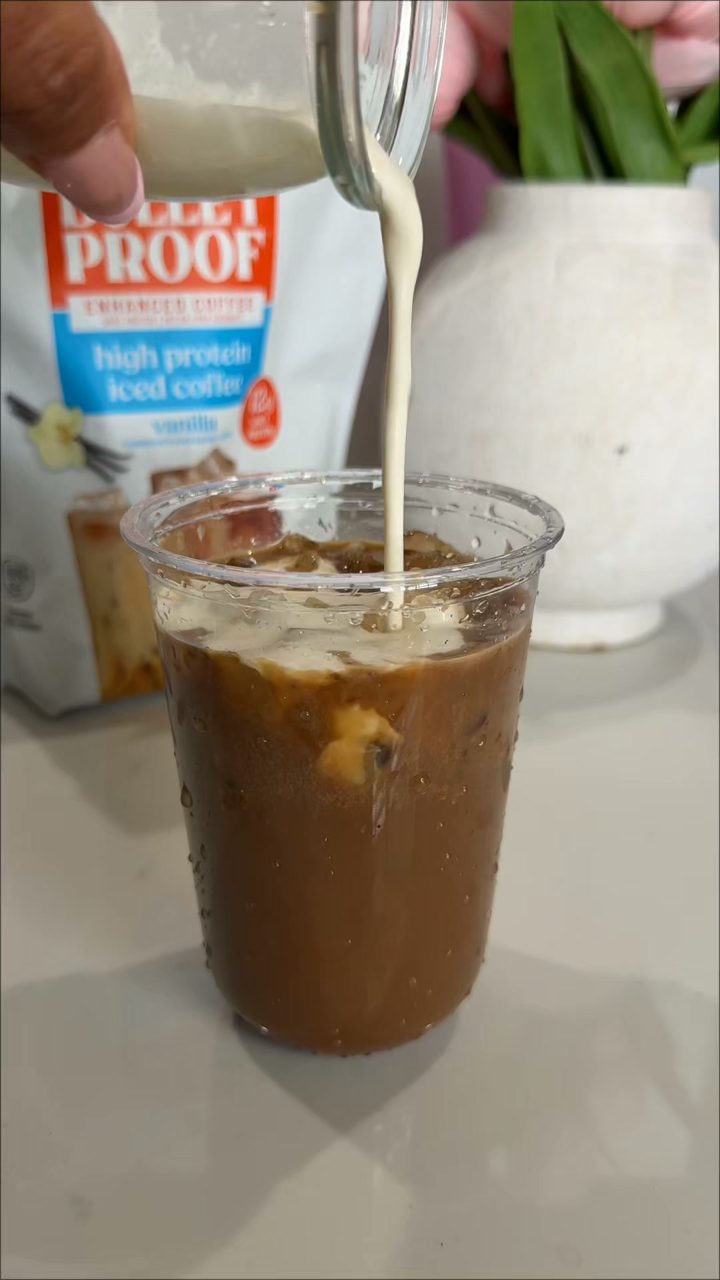 Bulletproof ad. Angle: Iced coffee meets 12g of protein