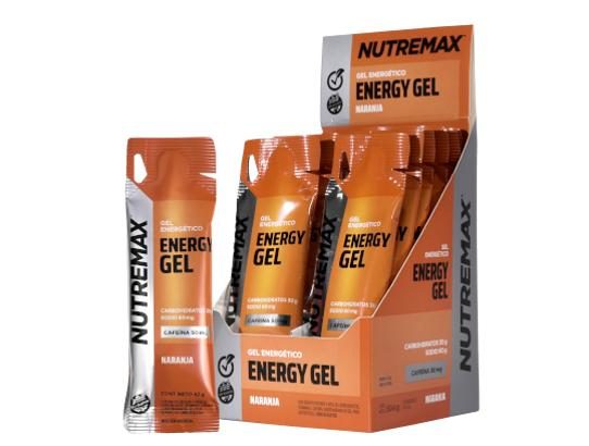 Entreno Suplementos ad. Angle: Retailer DPA: 12-gel display box with caffeine