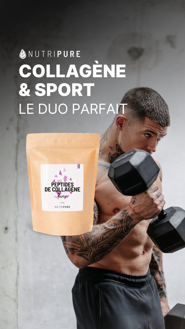 Nutripure ad. Angle: Collagen and sport: the perfect duo