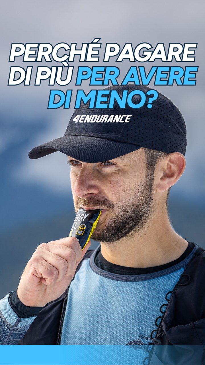 4Endurance ad. Angle: Why pay more to get less? Compare and switch