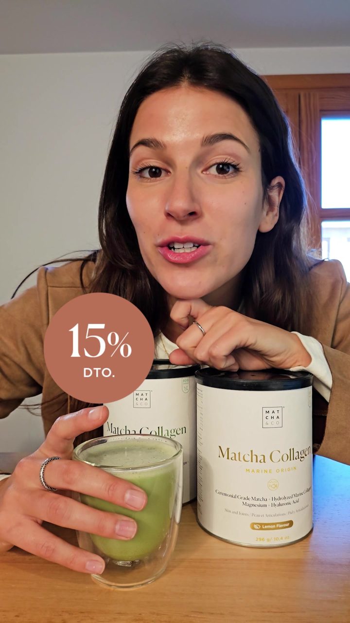 Matcha & CO ad. Angle: The most complete marine collagen, explained by a user