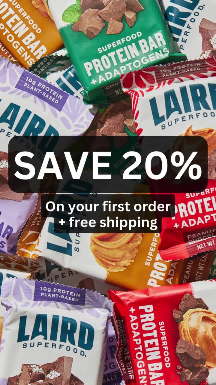 Laird Superfood ad. Angle: Fuel for big days, from famous athletes