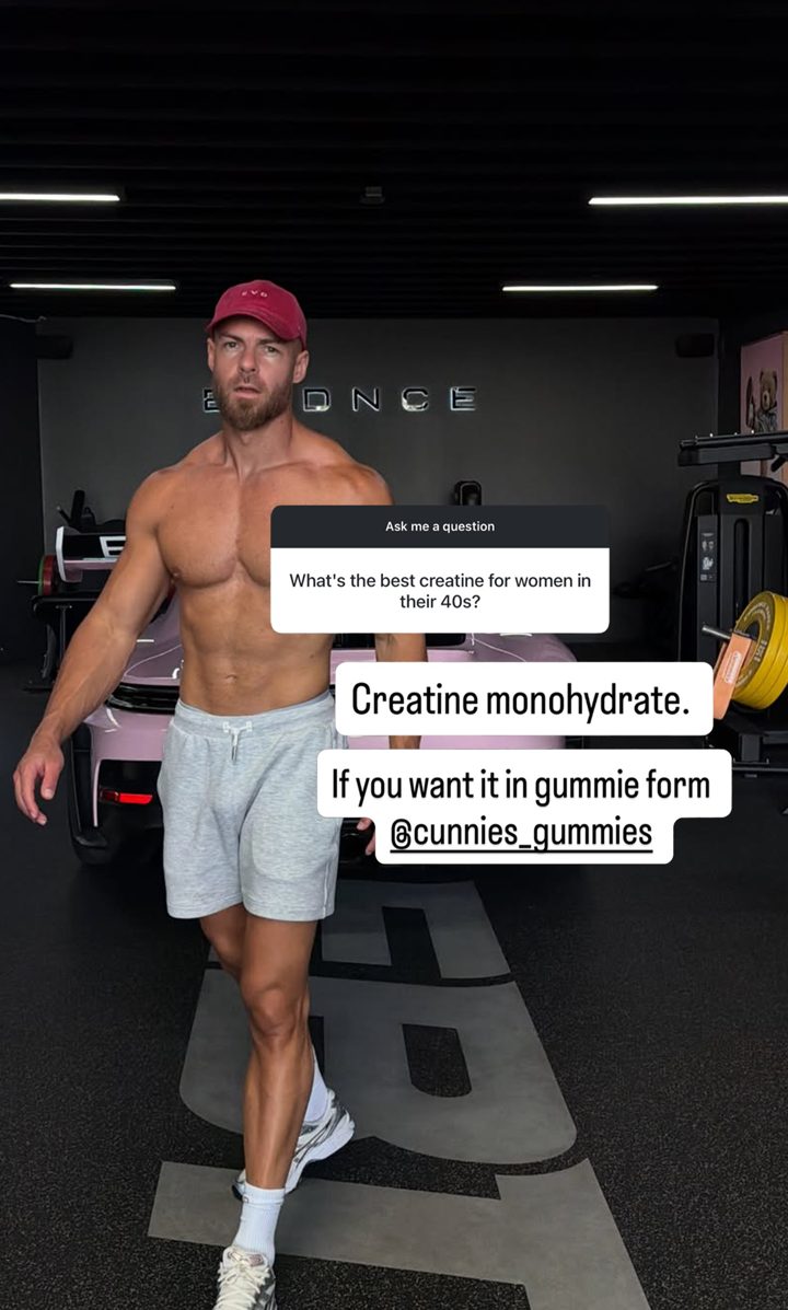 Cunnies ad. Angle: What's the best creatine for women in their 40s?