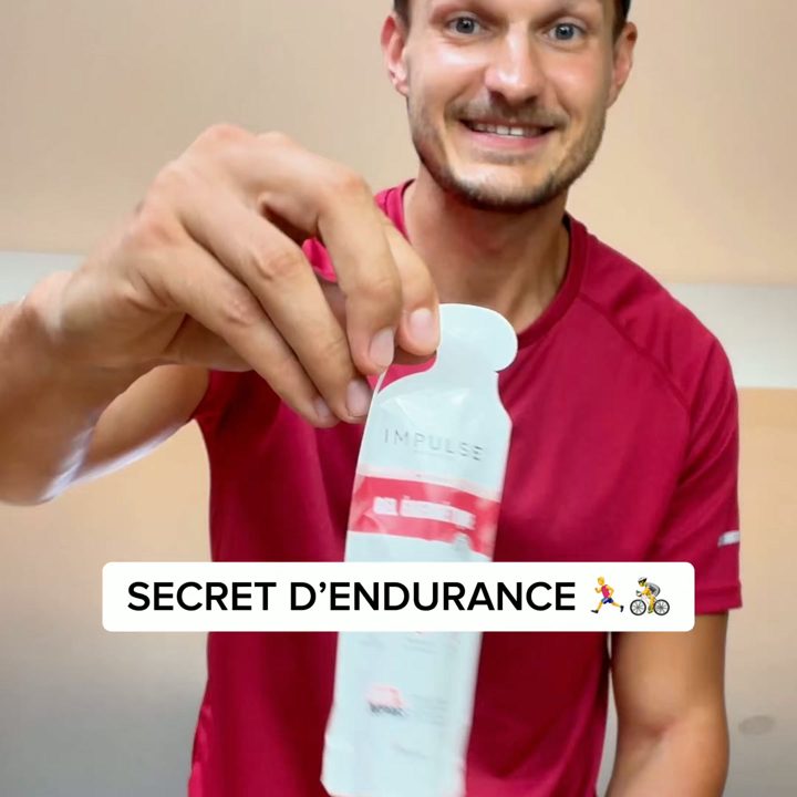 Impulse Nutrition ad. Angle: Endurance secret: gels for demanding athletes