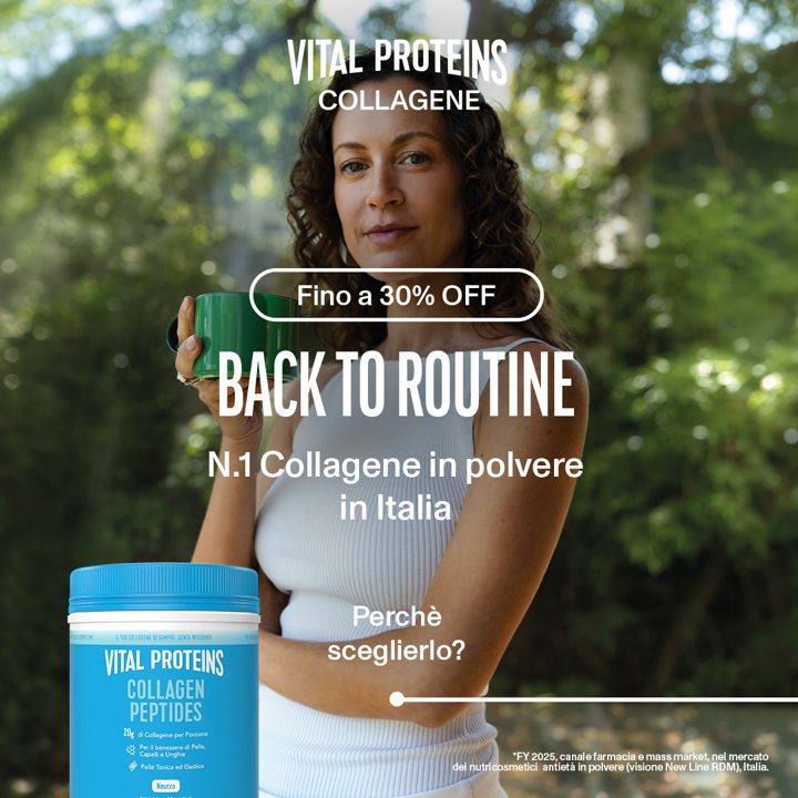 Vital Proteins ad. Angle: Back to routine with the No.1 collagen