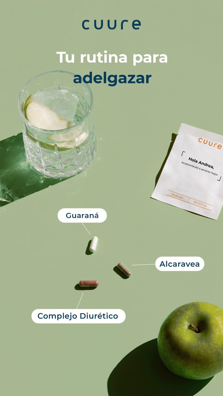 Cuure ad. Angle: Your weight-loss routine, recommended for free