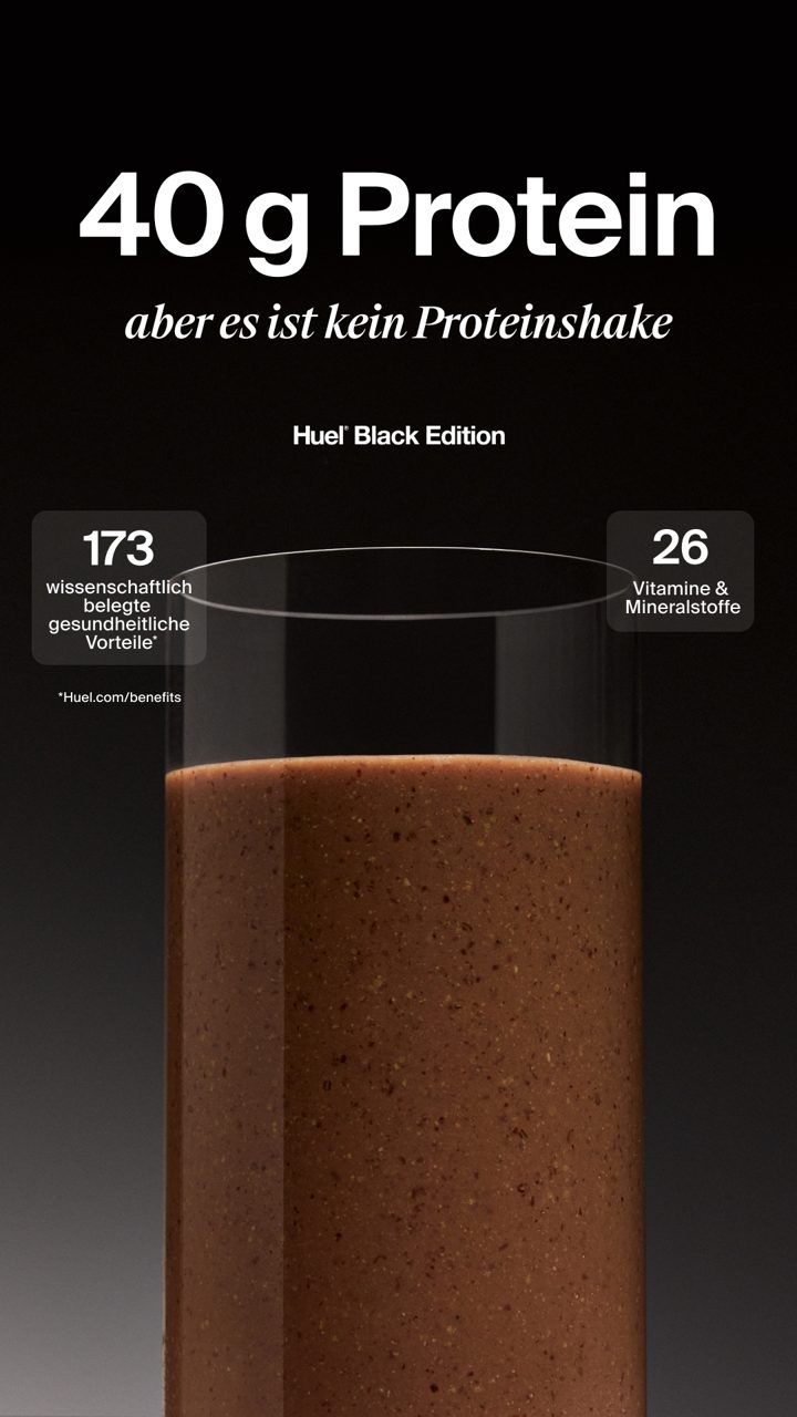 Huel ad. Angle: Not getting enough protein?