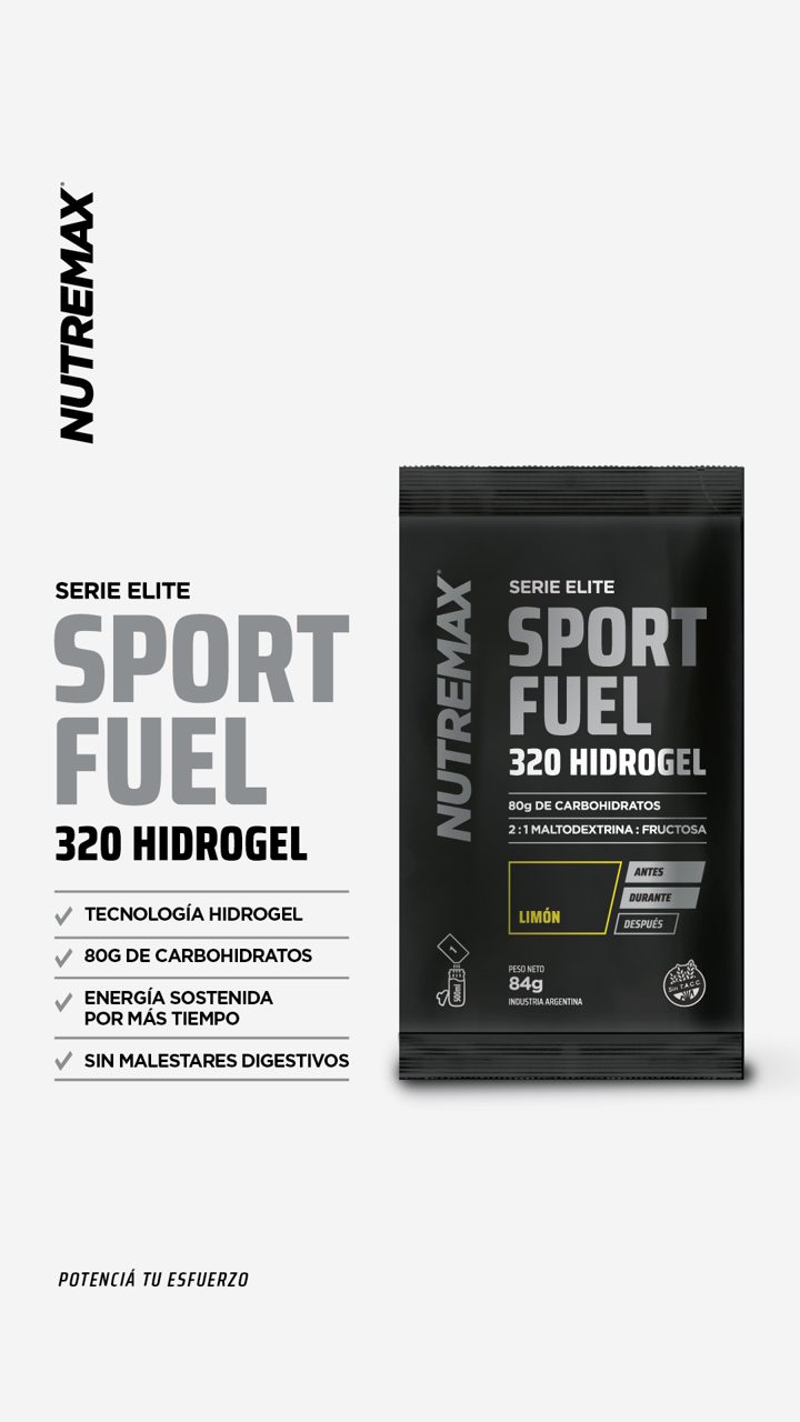 Nutremax ad. Angle: In long races, replacing carbs isn't optional