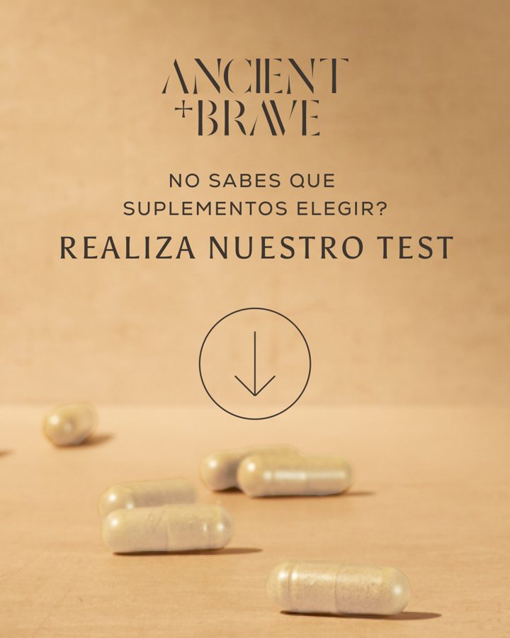 Ancient + Brave ad. Angle: Not sure which supplement to choose? Take our quiz