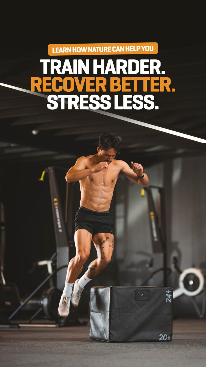 Bulk Nutrients ad. Angle: Feeling flat? Train harder, recover better