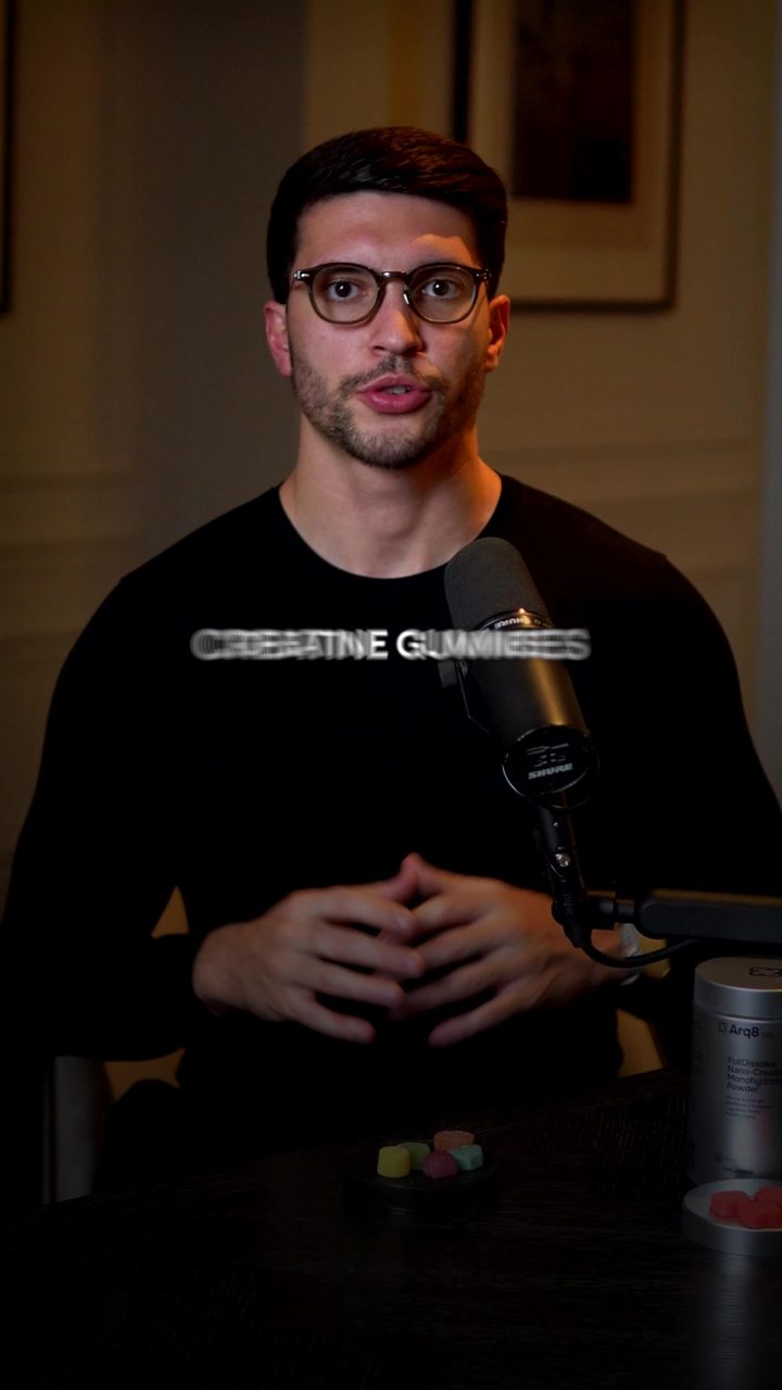Arq8 ad. Angle: Creatine gummies are one of the worst innovations, here's why