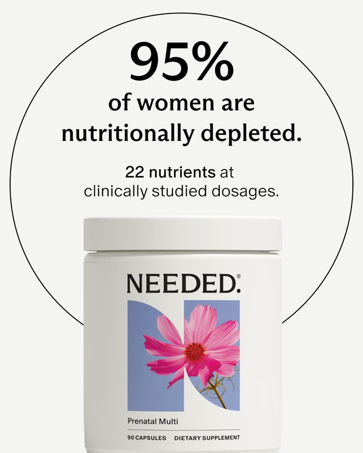 Needed ad. Angle: 95% of women are nutritionally depleted