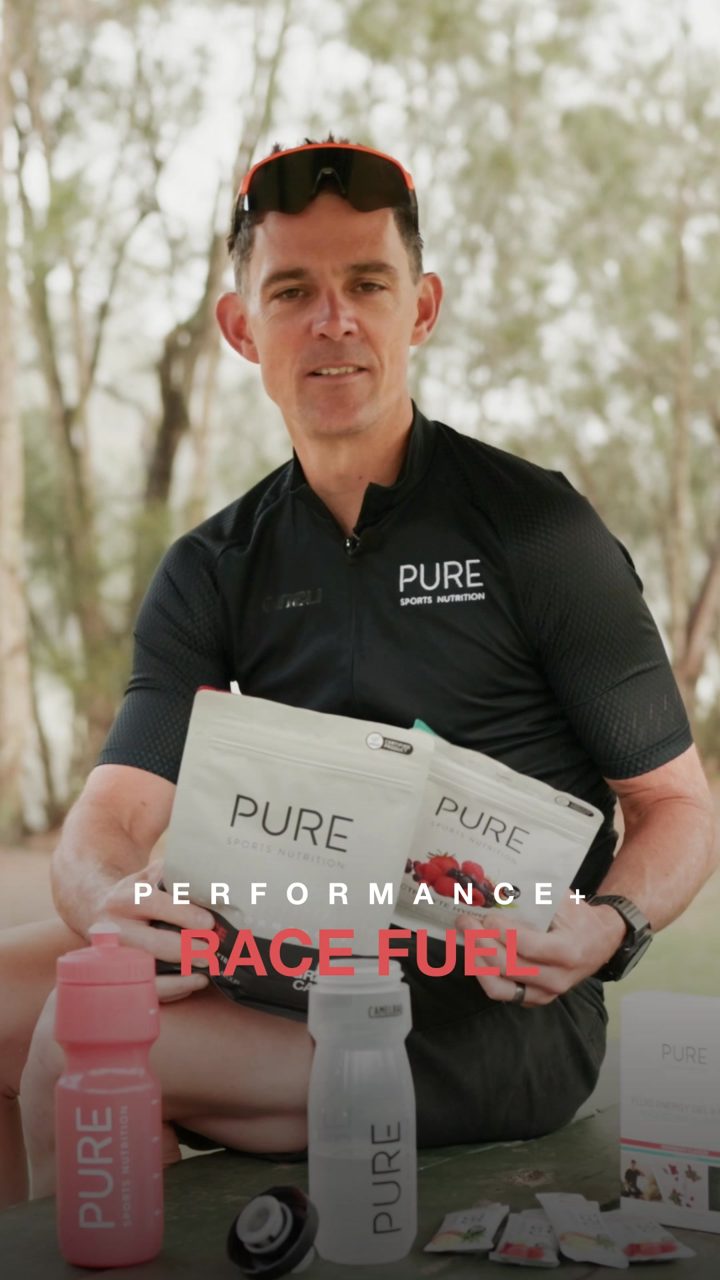 PURE Sports Nutrition ad. Angle: Hitting a wall during races? It might be your fuel