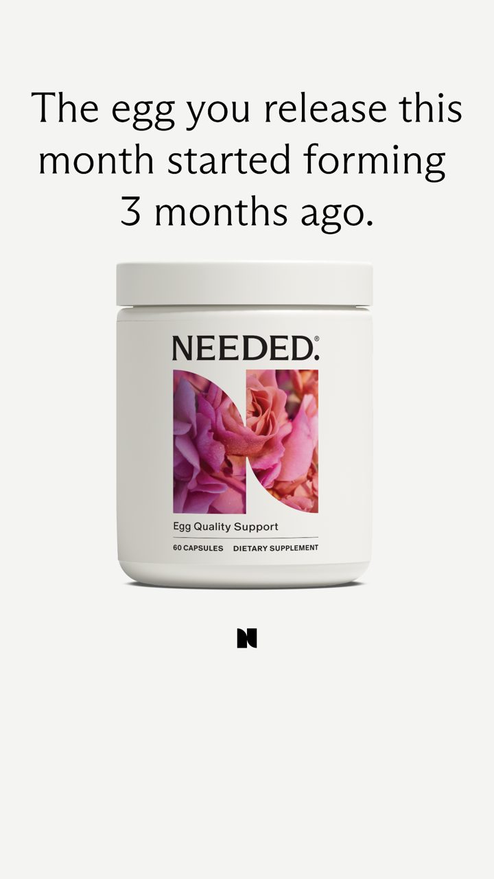 Needed ad. Angle: Not all egg-quality support is the same