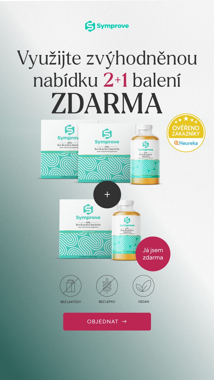 Symprove ad. Angle: Buy two, get one free