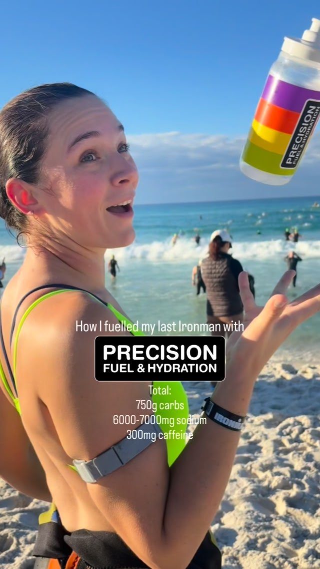 Precision Fuel & Hydration ad. Angle: How I fuelled my Ironman