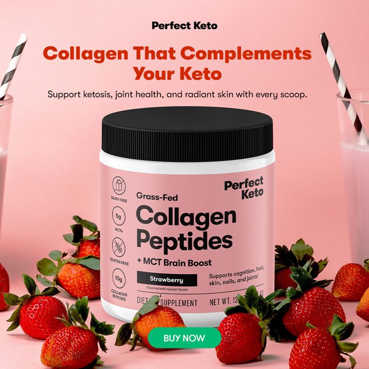 Perfect Keto ad. Angle: Collagen that complements your keto diet