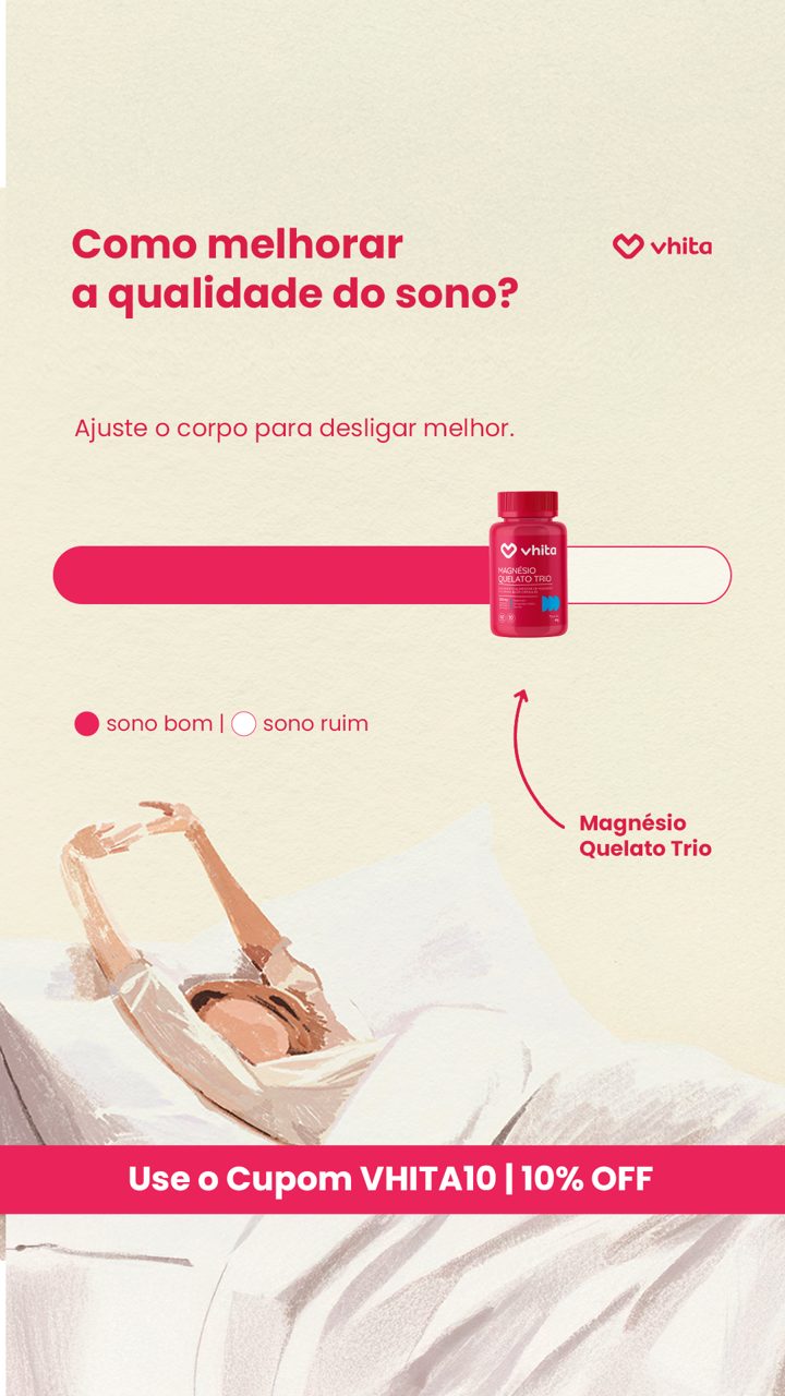 Vhita ad. Angle: "How to improve your sleep quality?"