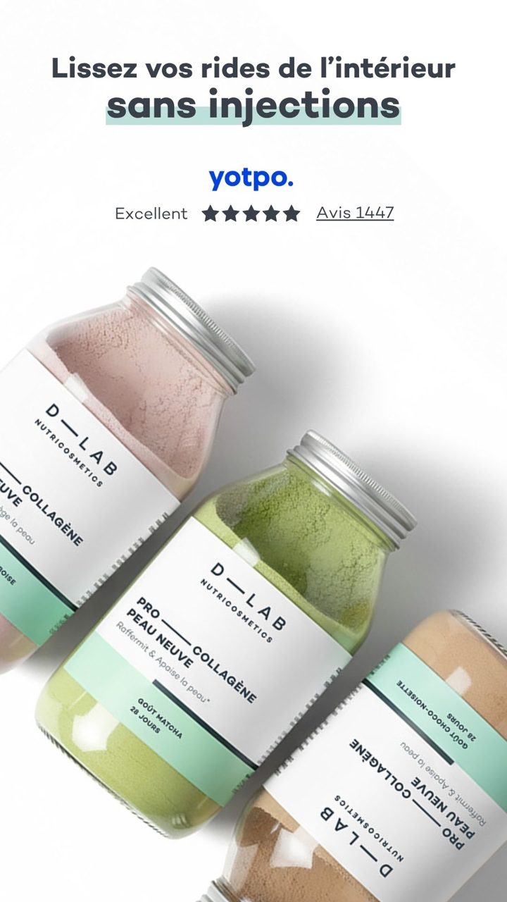D-Lab Nutricosmetics ad. Angle: Smooth wrinkles from the inside, without injections