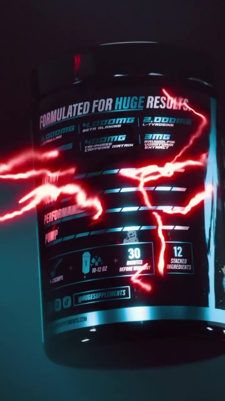 Huge Supplements ad. Angle: More stimulants, more nootropics, more performance