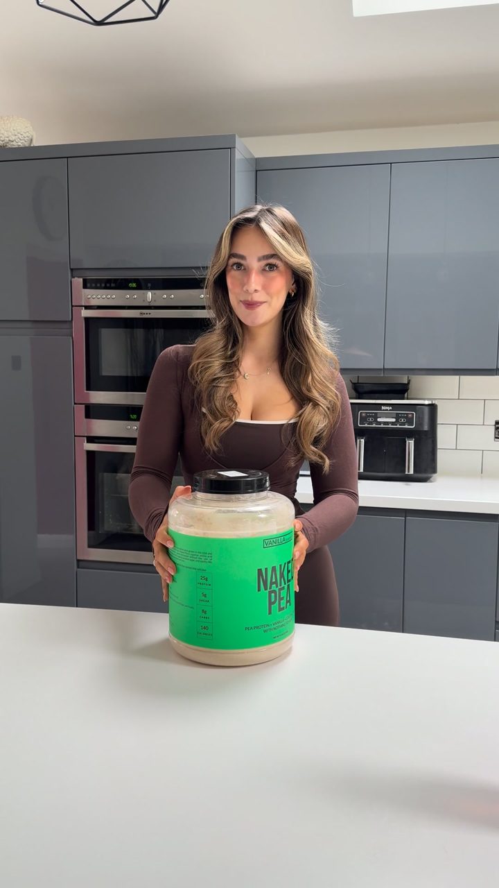 Naked Nutrition ad. Angle: Clean, simple, fully plant-based