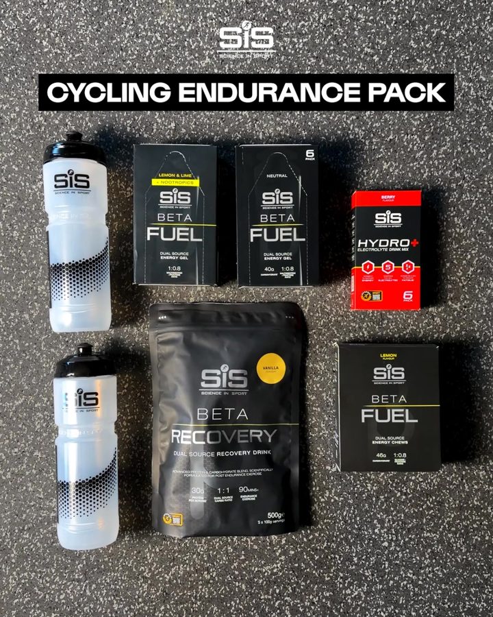 SiS Science in Sport ad. Angle: Curated cycling endurance pack from the leaders in sports nutrition