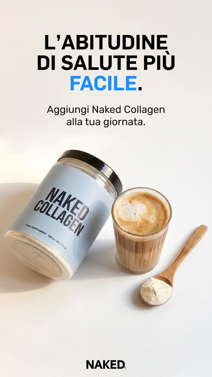 Naked Nutrition ad. Angle: The easiest health habit